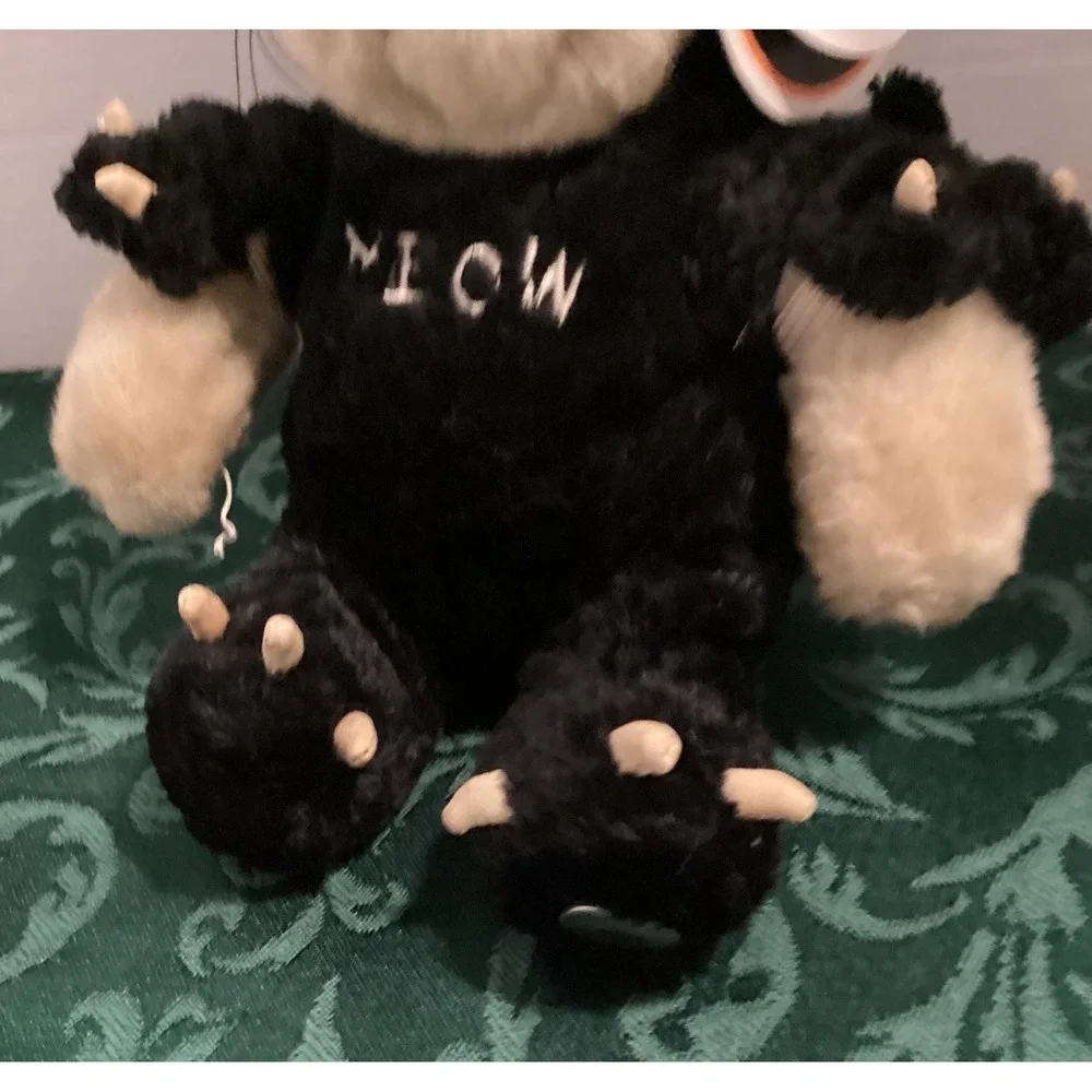 Starbucks Bearista Bear 20th Edition 2002 Halloween Black‎ Cat Glow Claws NWT